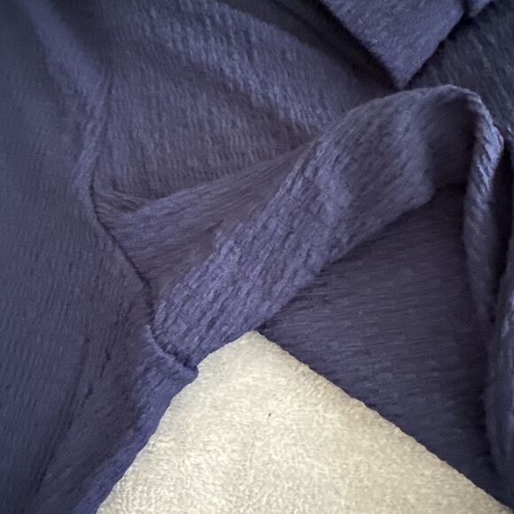 Isaac Mizrahi Pull On Pants Wide Leg Elastic Waist Blue Women Size L Pant - Picture 8 of 11